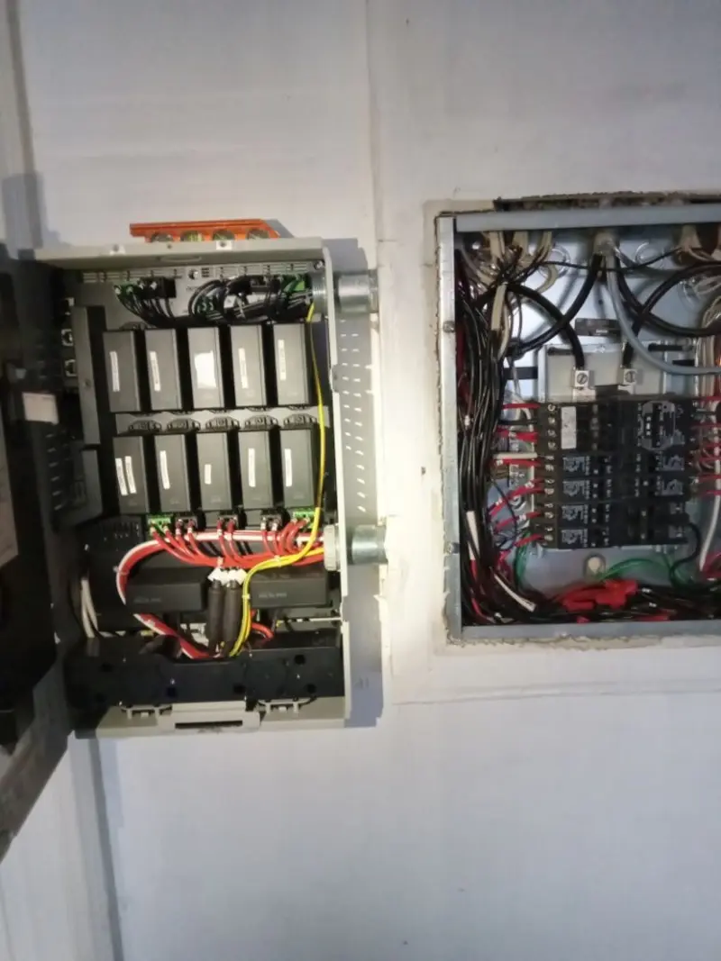 Electrical panel upgrade completed for Ring Doorbell Installation in Madeira